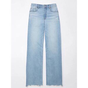 AE Dreamy Drape Stretch Super High-Waisted Baggy Wide-Leg Jean